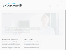 Tablet Screenshot of experconsult.be